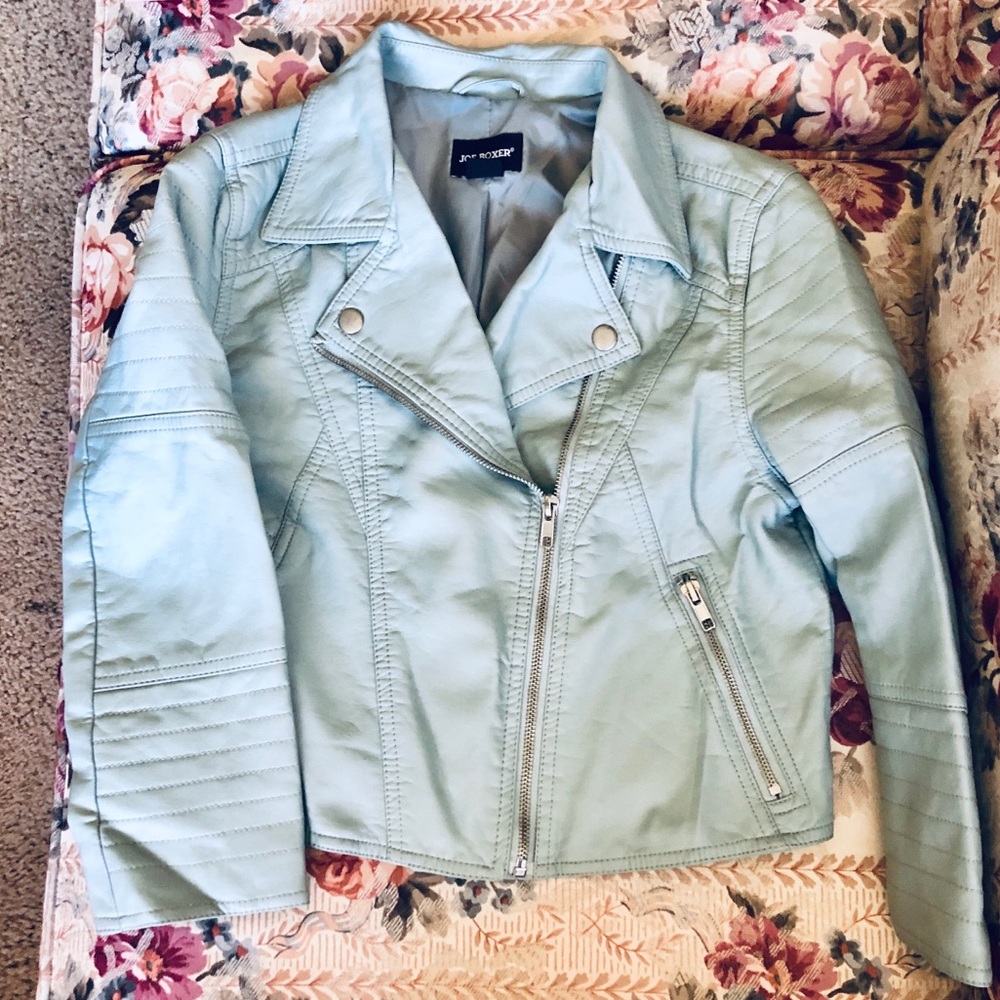 Joe Boxer Women’s Tapered Biker Jacket - XS